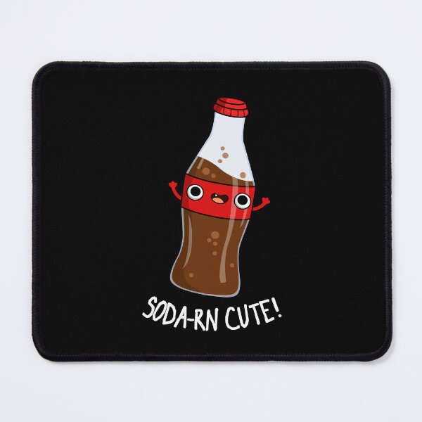 Item preview, Soda-rn Cute Funny Soda Puns (Dark BG) designed and sold by punnybone.