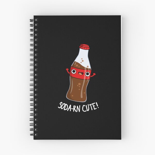 Item preview, Soda-rn Cute Funny Soda Puns (Dark BG) designed and sold by punnybone.