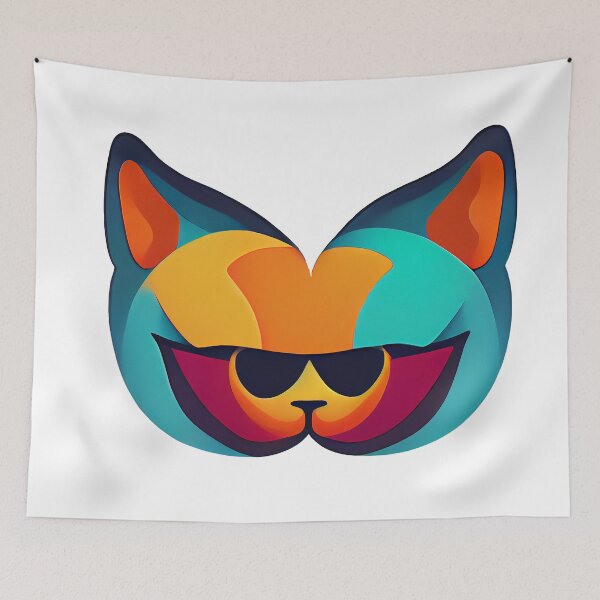 Item preview, Copy of Cat emoji emoticon  - Created by Artificial Intelligence designed and sold by Created-by-AI.