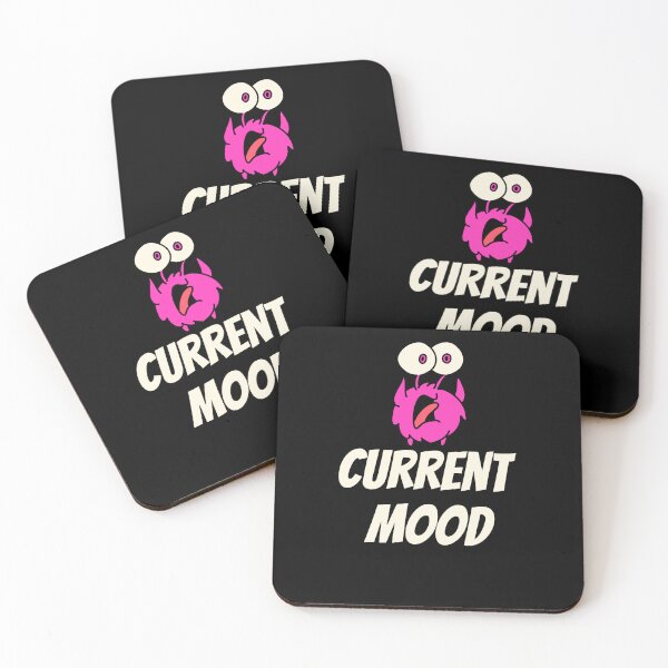 Item preview, My Current Mood - Funny Surprised Monster  designed and sold by Ahmed  Feki.