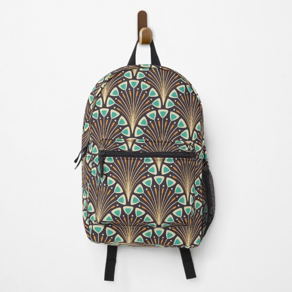 Item preview, 2075 - art deco scallop (blue) designed and sold by RouCouCou.