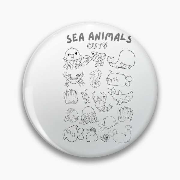 Item preview, Lindos animales marinos designed and sold by pookamon14.