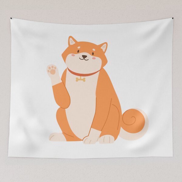Aperçu de l'œuvre Mignon Shiba Inu Kawaii créée et vendue par sofiatheof.
