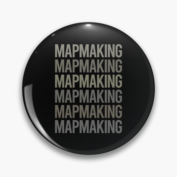 Item preview, Gray Text Art Mapmaking Mapmaker Map Making Maker Cartography Cartographer designed and sold by TartSpiderWeb.