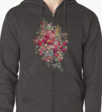 Bouquety Zipped Hoodie