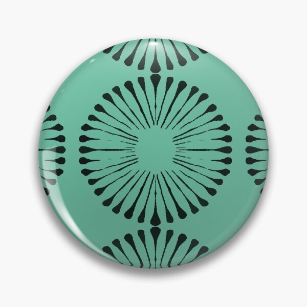 Item preview, Flowers Pattern in Monochrome in Green designed and sold by MyArt23.