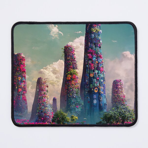 Item preview, Redreaming Whimsy Flower Garden Towers designed and sold by REDREAMER.