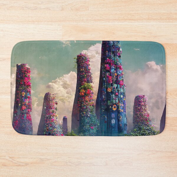 Item preview, Redreaming Whimsy Flower Garden Towers designed and sold by REDREAMER.