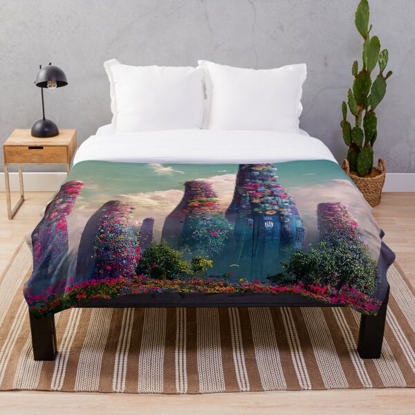 Artikelvorschau, Redreaming Whimsy Flower Garden Towers entworfen und verkauft von REDREAMER.