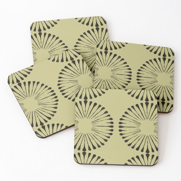 Item preview, Flowers Pattern in Monochrome in Yellow designed and sold by MyArt23.
