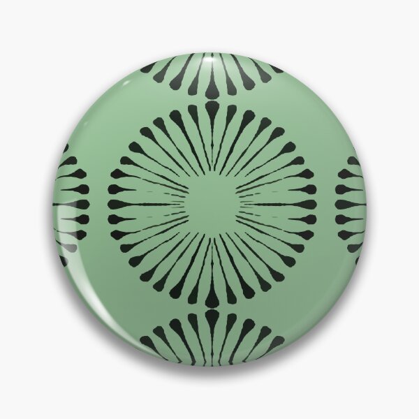 Item preview, Flowers Pattern in Monochrome Green designed and sold by MyArt23.