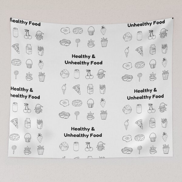 Item preview, Healthy & unhealthy food designed and sold by pookamon14.