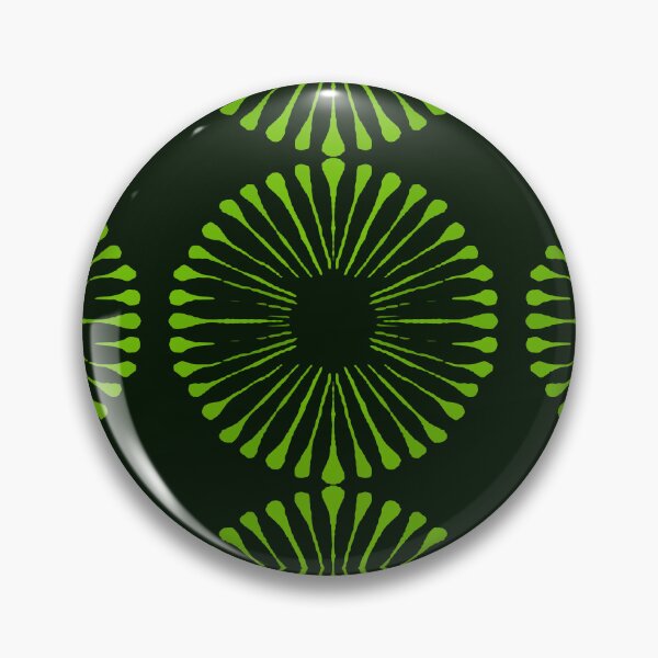 Item preview, Flowers Pattern in Monochrome in Lime Green designed and sold by MyArt23.