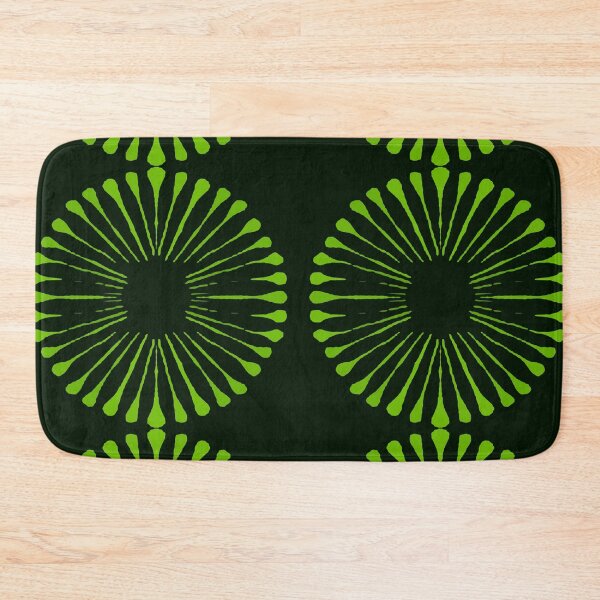 Item preview, Flowers Pattern in Monochrome in Lime Green designed and sold by MyArt23.