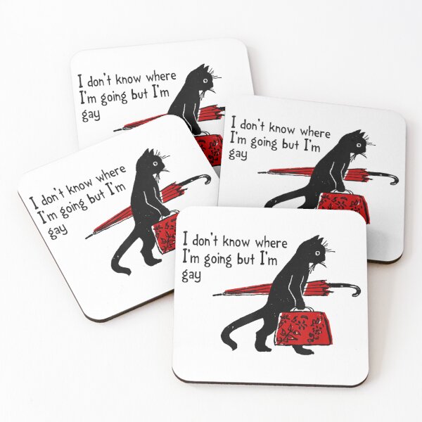 Item preview, I Don't Know Where I'm Going But I'm Gay designed and sold by JasmiWanisch.