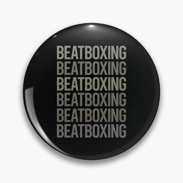 Item preview, Gray Text Art Beat Box Beatboxing Beatbox designed and sold by TartSpiderWeb.
