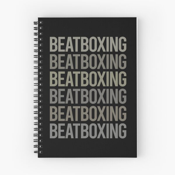 Item preview, Gray Text Art Beat Box Beatboxing Beatbox designed and sold by TartSpiderWeb.