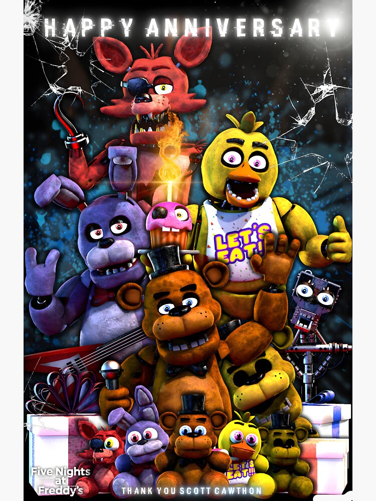 fnaf world Postcard for Sale by AnetteEckert
