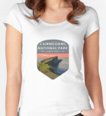 Cairngorms National Park Women's Fitted Scoop T-Shirt