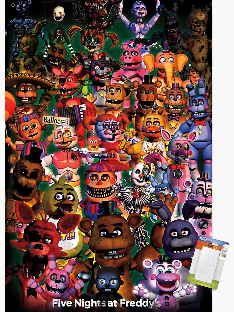 fnaf world Postcard for Sale by AnetteEckert