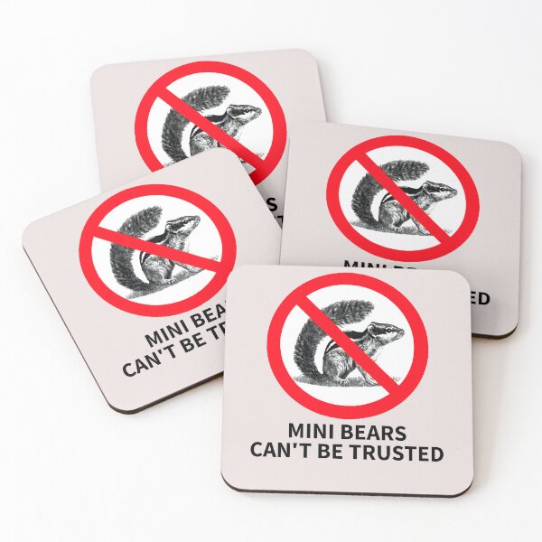 Item preview, Mini Bears Can’t Be Trusted designed and sold by GouwensRick.