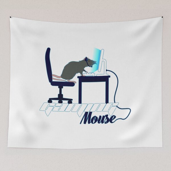 Item preview, Gaming Mouse - Computer Geek Gamer   designed and sold by Flowfellshop.