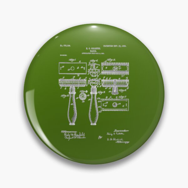 Item preview, Gillette Razor Patent Blueprint   designed and sold by Flowfellshop.