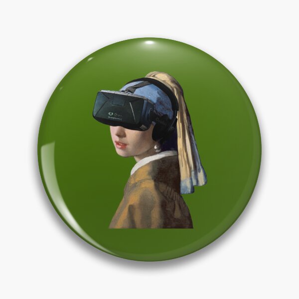 Item preview, Girl With The Oculus Rift   designed and sold by Flowfellshop.