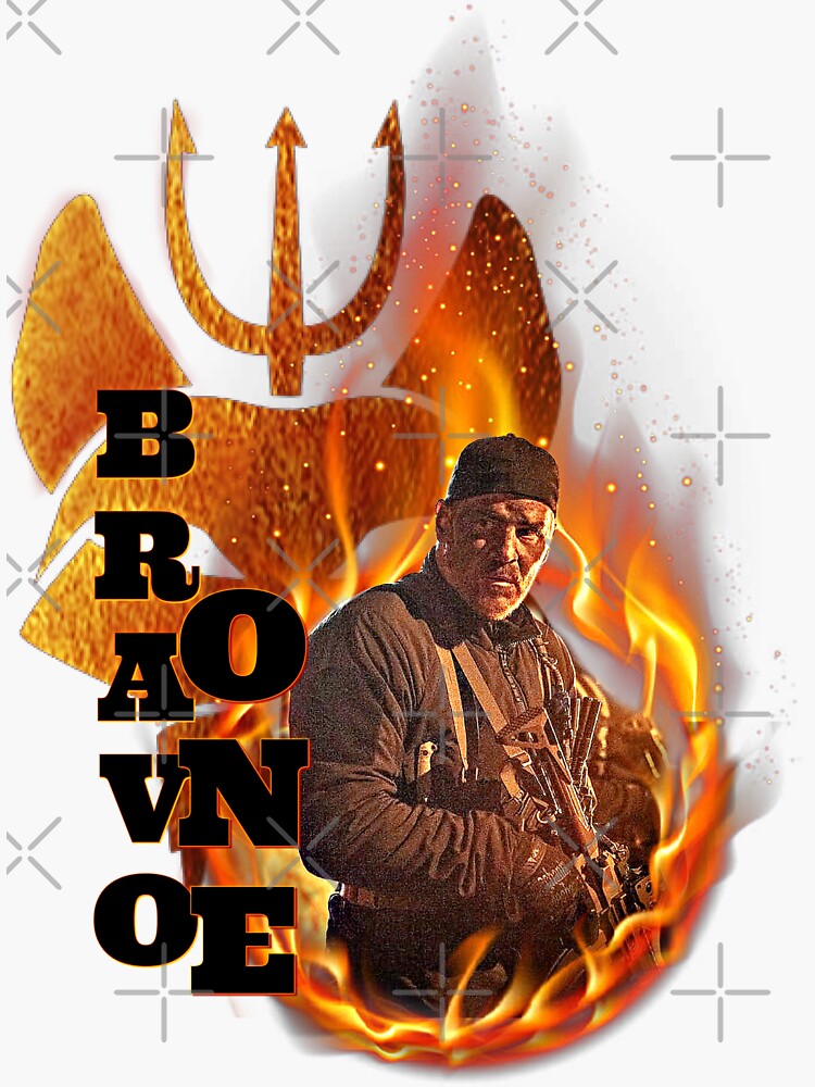 "RING OF FIRE BRAVO SEAL TEAM" Sticker for Sale by coffeecountyjim