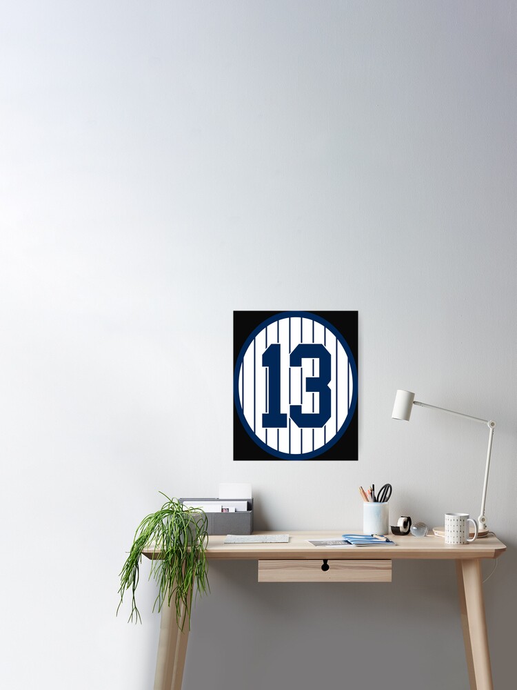 Alex Rodriguez 13 Jersey Number Poster for Sale by visyvywujae439