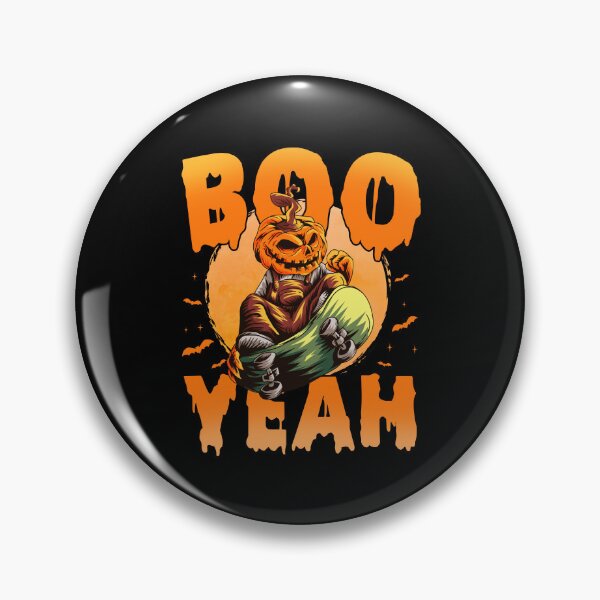 Item preview, Retro Boo Yeah Halloween Ghost Pumpkin designed and sold by PhamBinh5146.