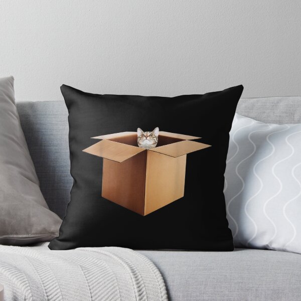 Item preview, Funny Cat In A Big Cardboard Box For Cat Owners designed and sold by Milanewman.