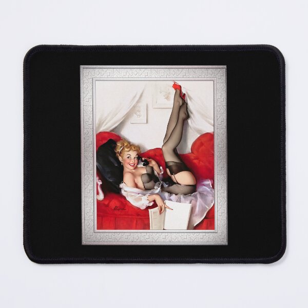 Item preview, Chat Time by Gil Elvgren Remastered Retro Art Xzendor7 Reproductions  designed and sold by martinezArts.