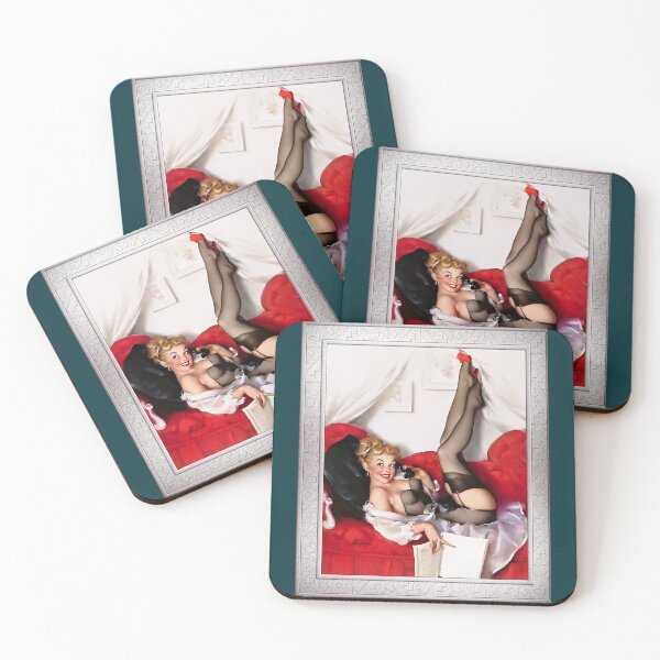 Item preview, Chat Time by Gil Elvgren Remastered Retro Art Xzendor7 Reproductions  designed and sold by martinezArts.