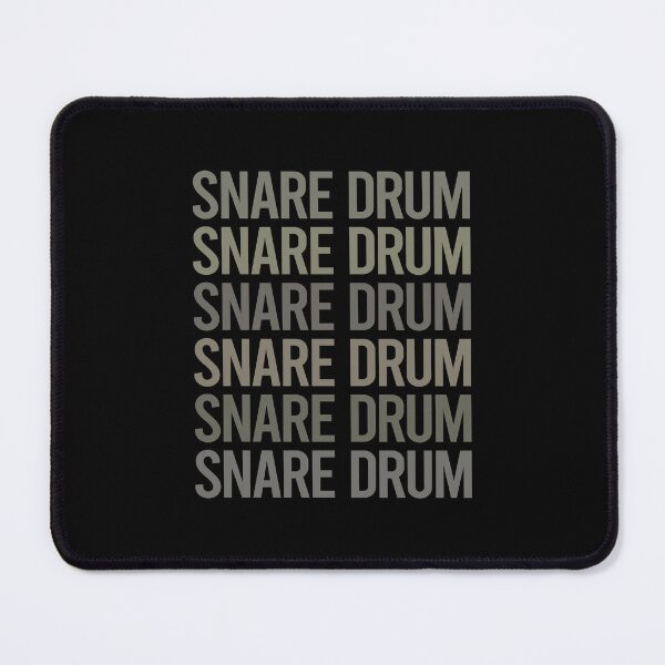 Item preview, Gray Text Art Snare Drum Drums designed and sold by TartSpiderWeb.