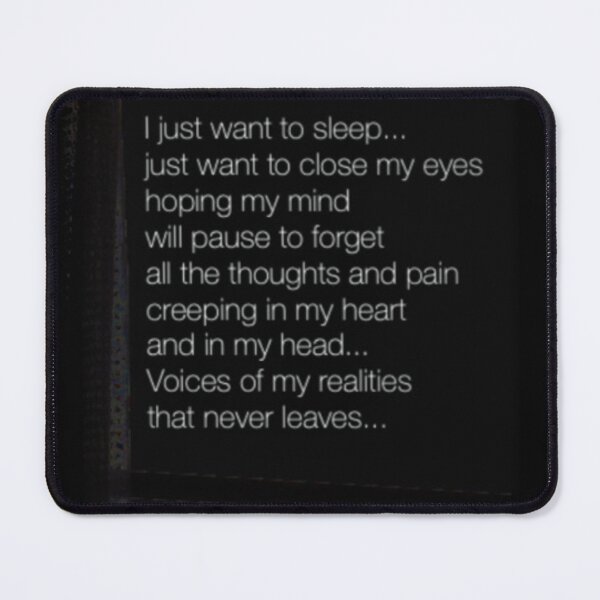 Item preview, Just Want To Sleep designed and sold by SpringHorse.