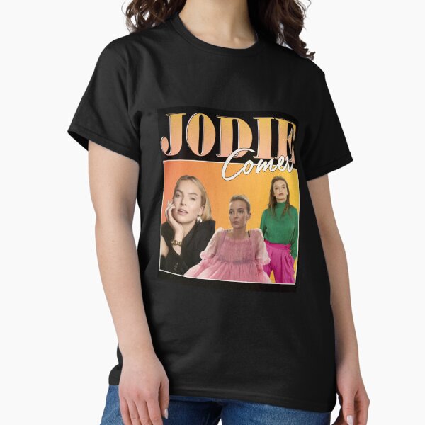 Item preview, Jodie Comer Hommage-T-Shirt designed and sold by CHANALAZAR.