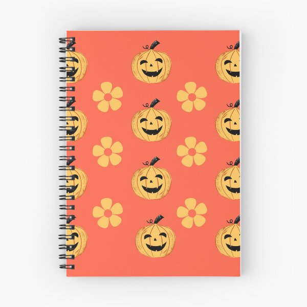 Aperçu de l'œuvre Motif Halloween Citrouille Et Fleur créée et vendue par ArtOrg.