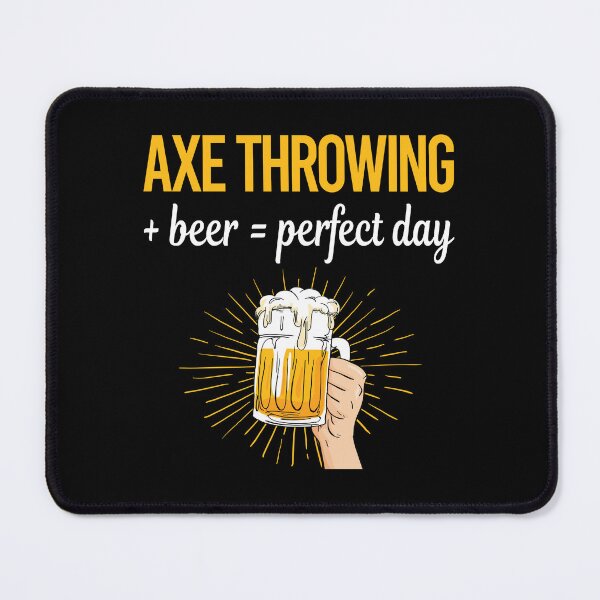 Item preview, Beer Perfect Day Axe Throwing designed and sold by WigglesDailey.
