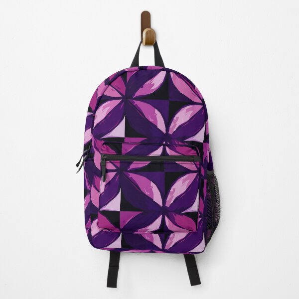Item preview, Flowers Pattern in Monochrome Black Pink Purple designed and sold by MyArt23.