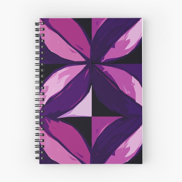 Item preview, Flowers Pattern in Monochrome Black Pink Purple designed and sold by MyArt23.