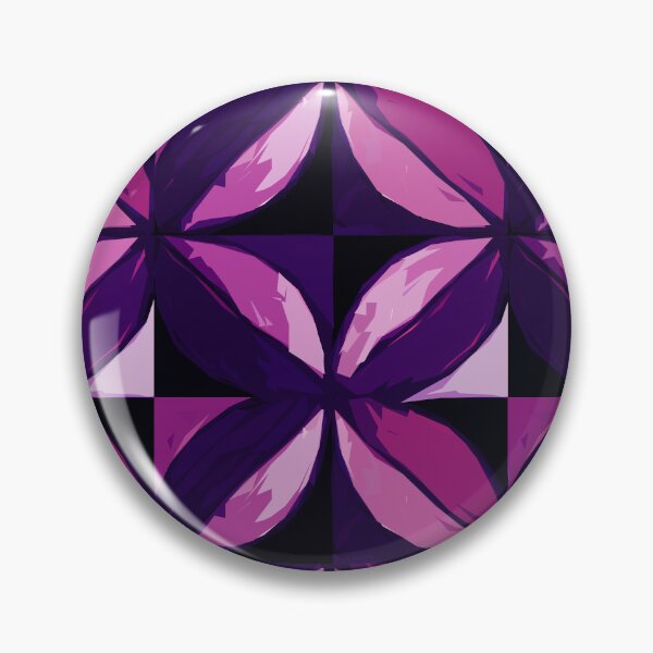 Item preview, Flowers Pattern in Monochrome Black Pink Purple designed and sold by MyArt23.