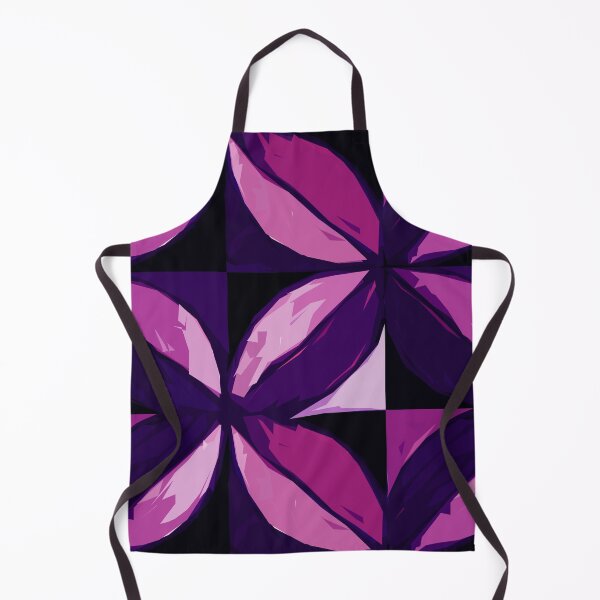 Item preview, Flowers Pattern in Monochrome Black Pink Purple designed and sold by MyArt23.