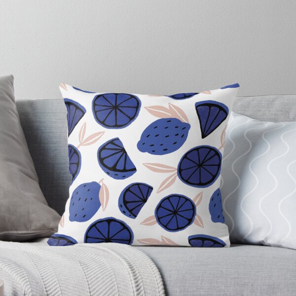 Item preview, Blue Lemon Pattern designed and sold by CircusCreative.