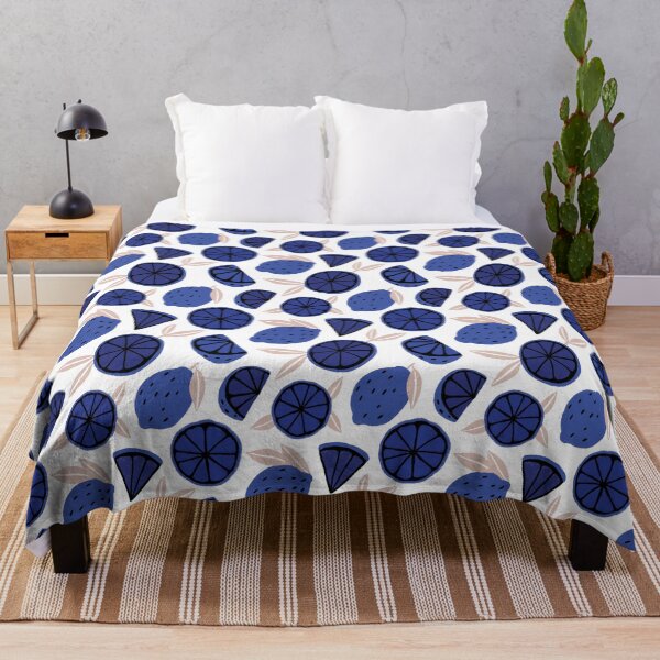 Item preview, Blue Lemon Pattern designed and sold by CircusCreative.