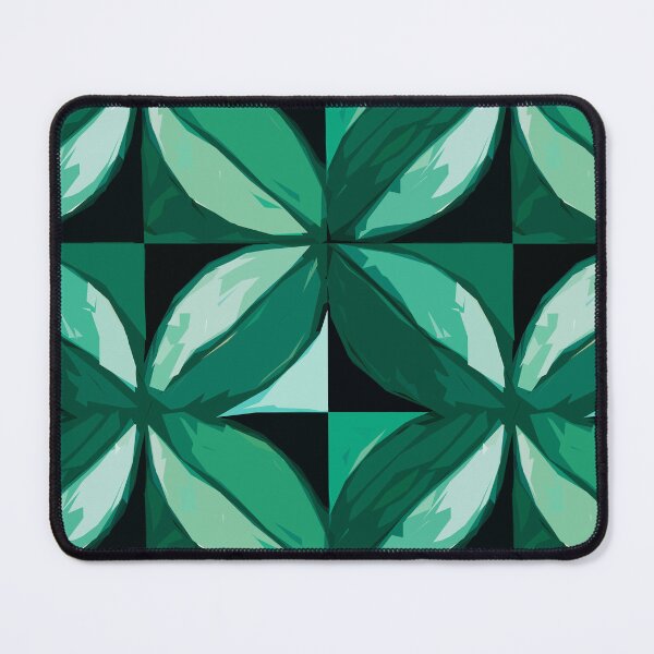 Item preview, Flowers Pattern in Monochrome Black Green designed and sold by MyArt23.