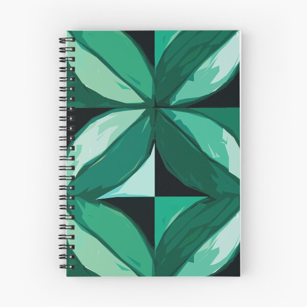 Item preview, Flowers Pattern in Monochrome Black Green designed and sold by MyArt23.