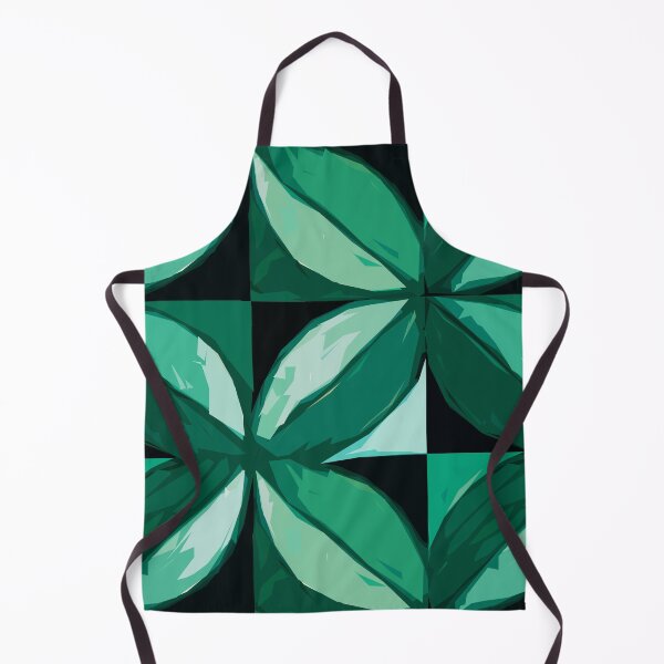 Item preview, Flowers Pattern in Monochrome Black Green designed and sold by MyArt23.