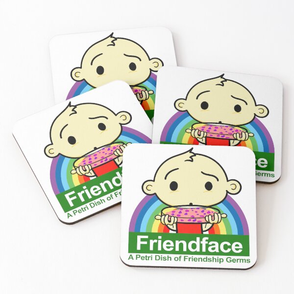 Item preview, Friendface - A Petri Dish of Friendship Germs designed and sold by Meta Cortex.