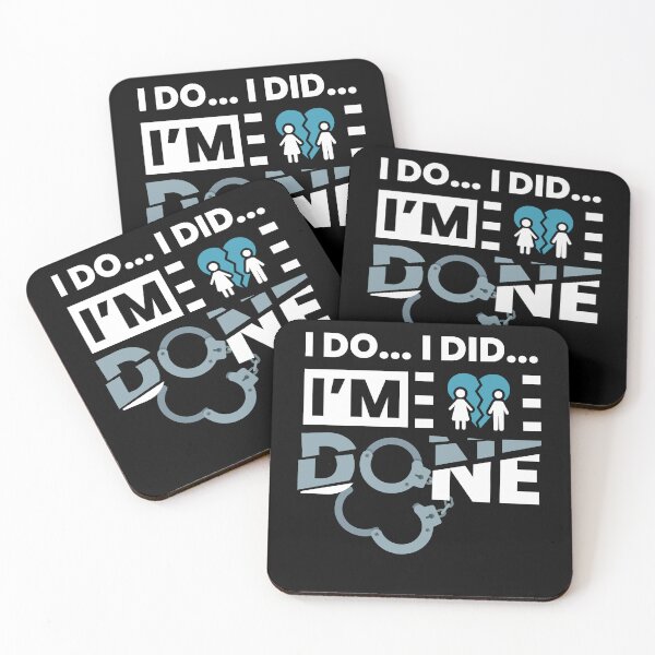 Item preview, I Do I Did I Am Done Divorce designed and sold by MooonTees.